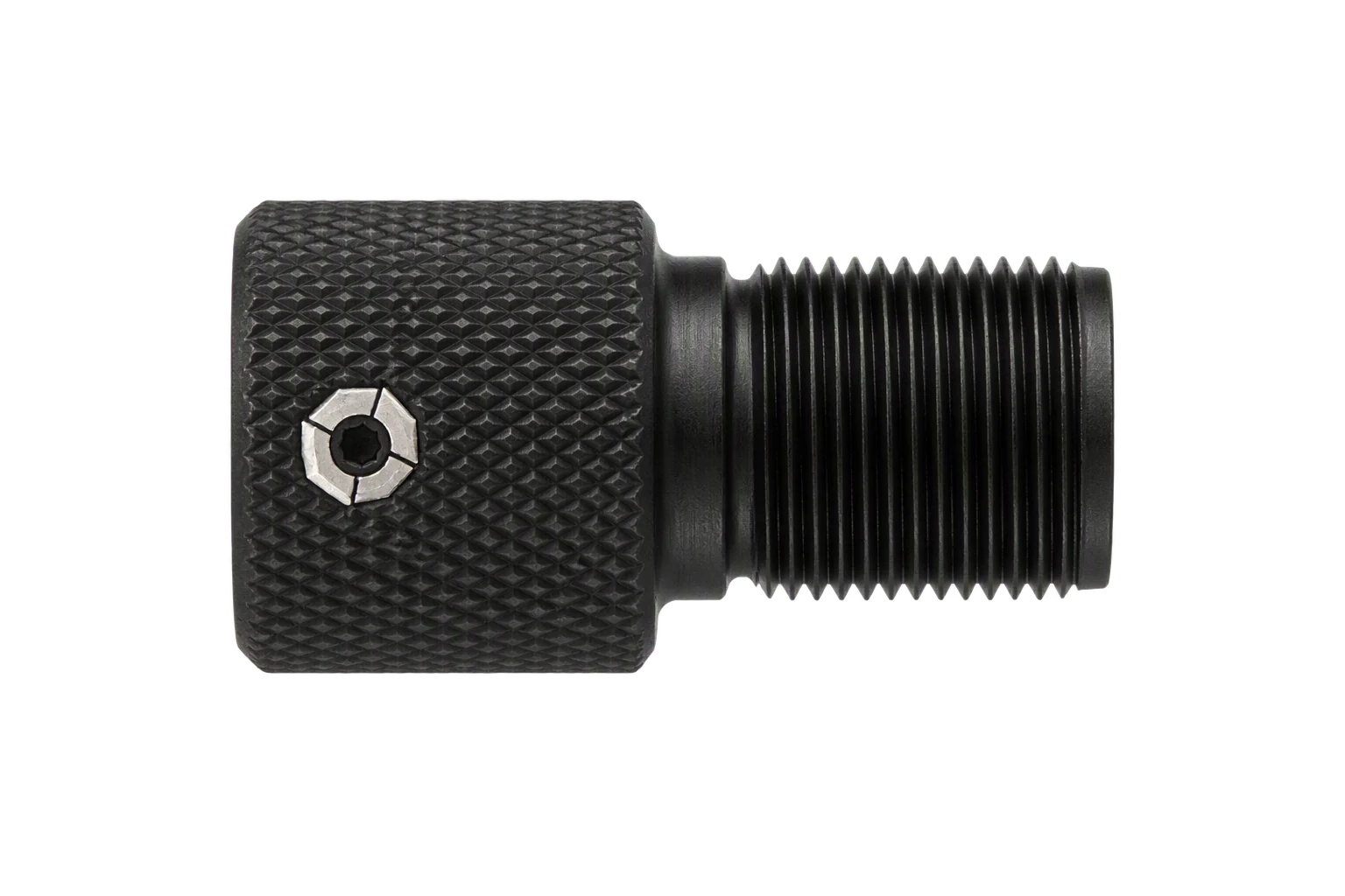 Infinite Product Solutions 1/2-28 to 5/8-24 Thread Adapter, Knurled (Gen 2)