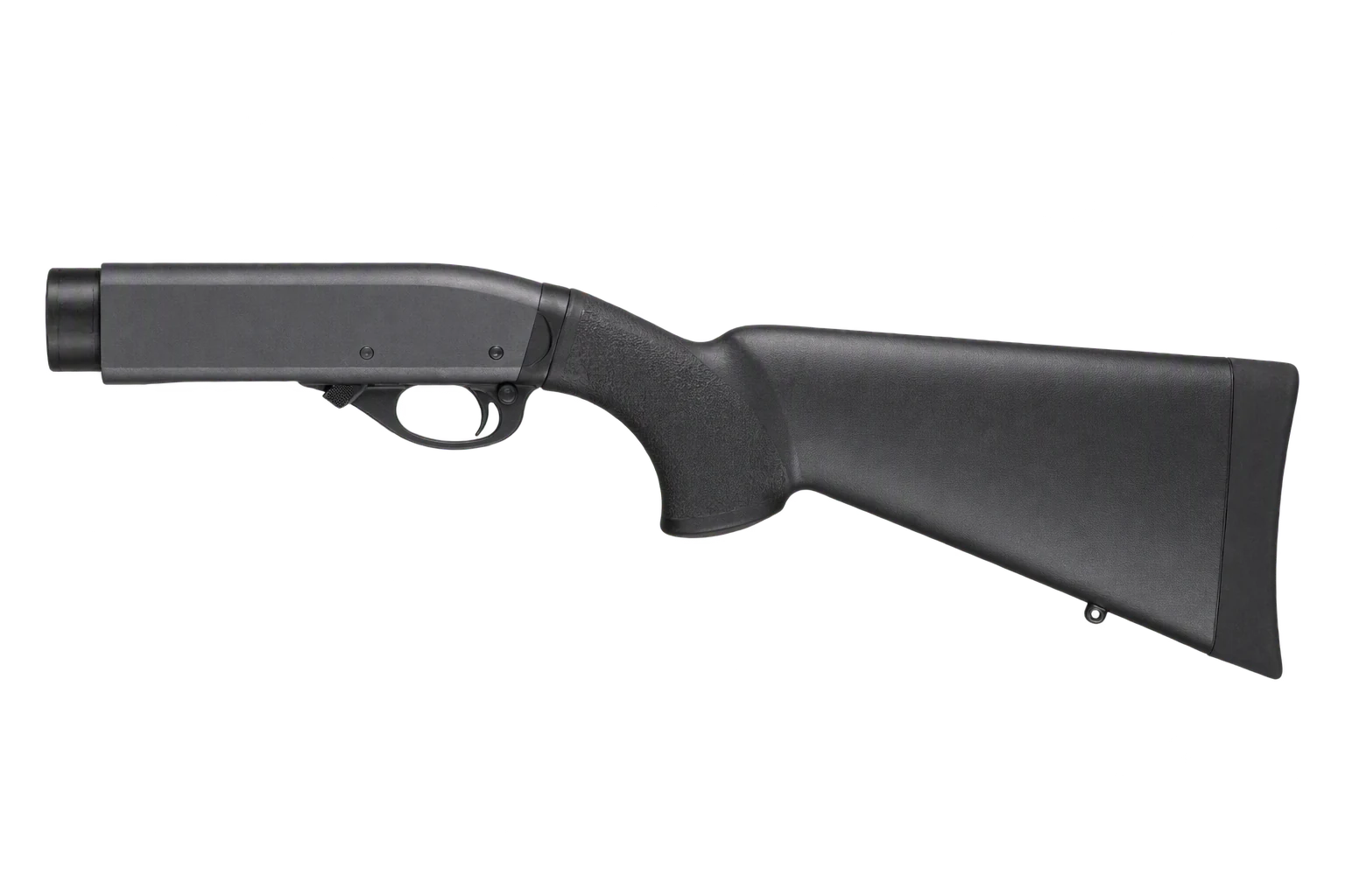 Remington 870 20 Gauge: Black OverMolded Shotgun Stock